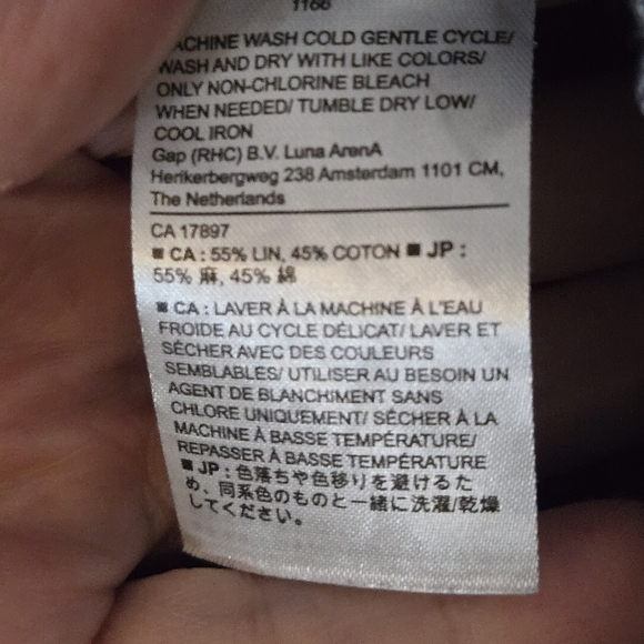 Men's Blue/Gray Casual Pants - Picture 3 of 4